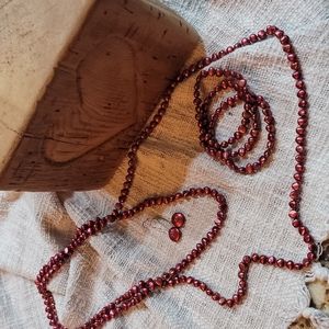 Red Baroque Honora Pearl Set